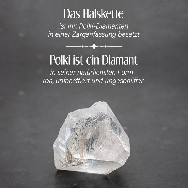 Polki Diamant Halskette, 45 cm - 2 ct. image number 3