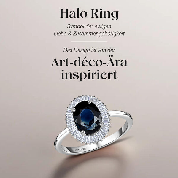 RHAPSODY AAAA Monte Belo Indigolith und VS-EF Diamant Ring - 1,11 ct. image number 2