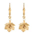 AA Natürliche goldener Tansanit Ohrringe 925 Silber 750 Gelbgold Vermeil ca. 0.32 ct