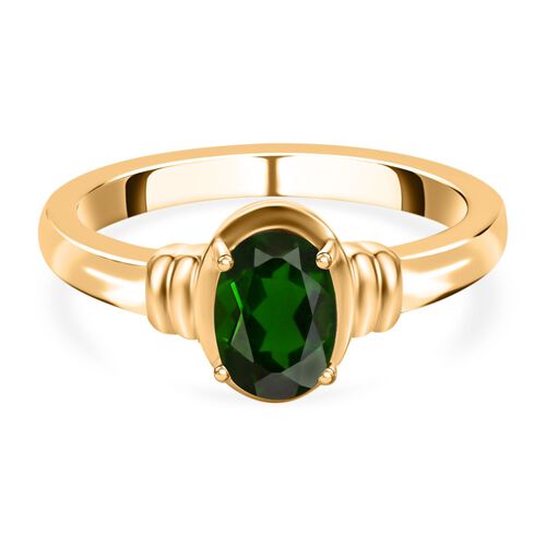 Natürlicher Chromdiopsid-Ring - 0,87 ct. image number 0