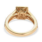 Diamant Ring 925 Silber vergoldet  ca. 0,50 ct image number 5