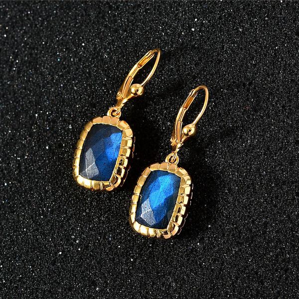 AAA Labradorit Ohrringe - 8,53 ct. image number 2