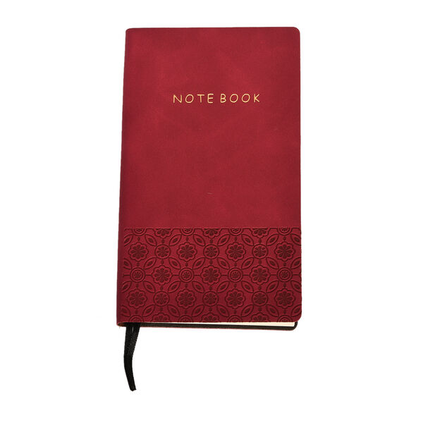 Premium Set; Notizbuch und Taschentagebuch mit geschnitztem, samtigem Hardcover und Kugelschreiber, Schwarz image number 11