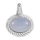 Chalzedon Anhänger Edelstahl ca. 7.49 ct