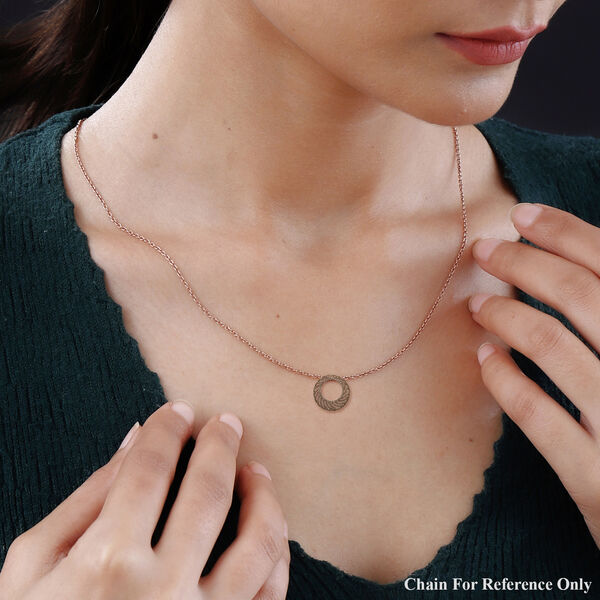 Natürlicher Champagner Diamant-Anhänger - 0,50 ct. image number 3