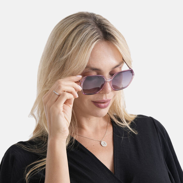LA MAREY Sonnenbrille UV400 mit polarisierten Gl&auml;sern leichter Rahmen 14,5 x 15 cm Lila image number 4