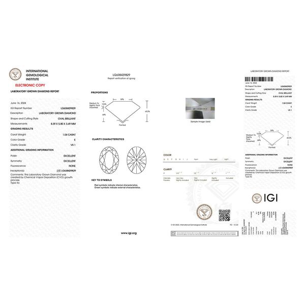 LUXURIANT VS Labor Diamant Ring in 950 Platin - 1,50 ct. image number 7