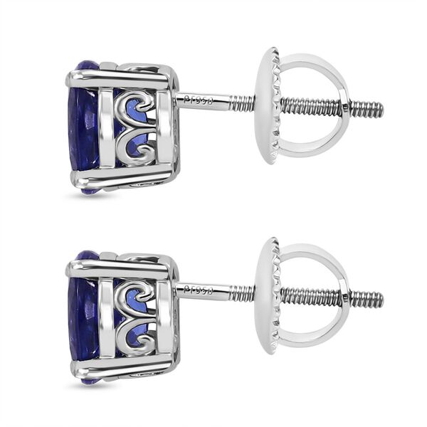 RHAPSODY AAAA Tansanit Ohrringe in 950 Platin - 2,54 ct. image number 5