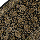 Gewebter Teppich mit Perserdruck und Fransen, Größe 66x180 cm, Schwarz image number 4
