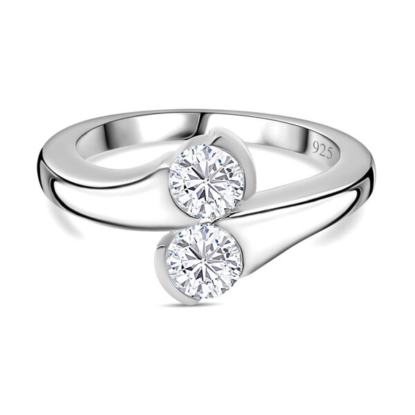 Moissanit Ring - 0,88 ct.