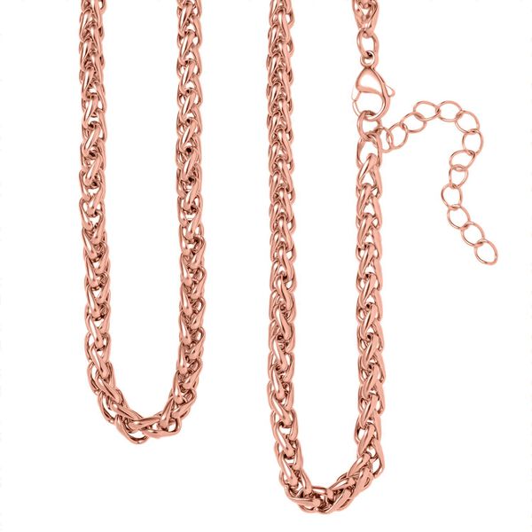 Byzantinische 50+5cm Halskette in Ros&eacute;goldton image number 4