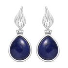 Lapislazuli Ohrringe  Edelstahl ca. 11.43 ct