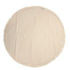 Handgewebter Teppich aus 100% Baumwolle, 150 cm Durchmesser, Mandala Grün image number 5