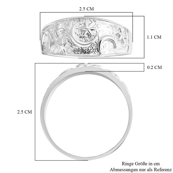 Royal Bali - 925 Silber Ring (Gr&ouml;&szlig;e 19.00) ca. 5,30g image number 5