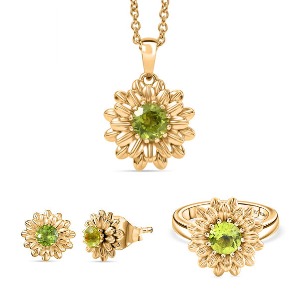 EverTrue Peridot Schmuckset