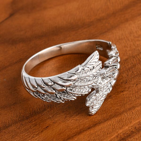 Royal Bali Kollektion- Bypass Ring in 925 Silber image number 1