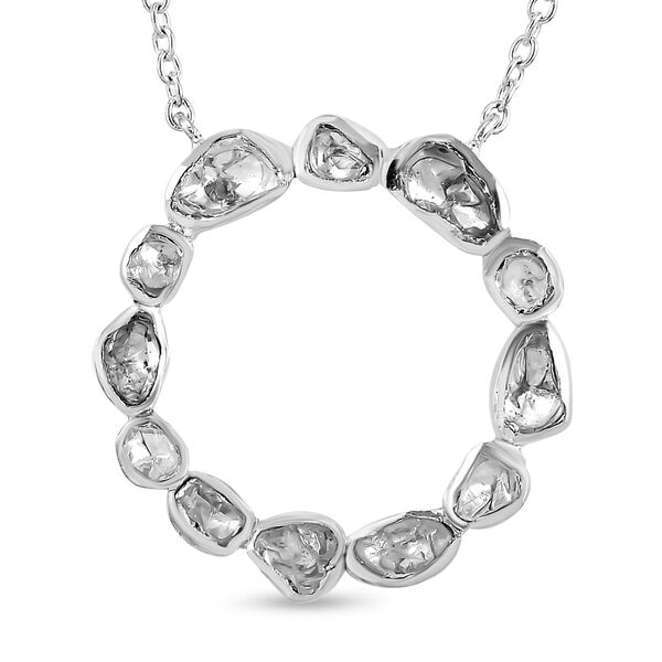 Polki Diamant Halskette, 45 cm - 0,50 ct. image number 0