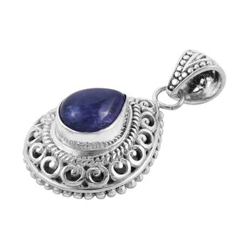 Royal Bali Kollektion - Tansanit Anh&auml;nger 925 Silber ca. 4,10 ct