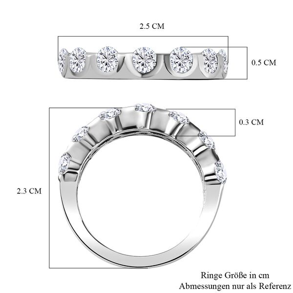 Moissanit Ring - 1,09 ct. image number 5