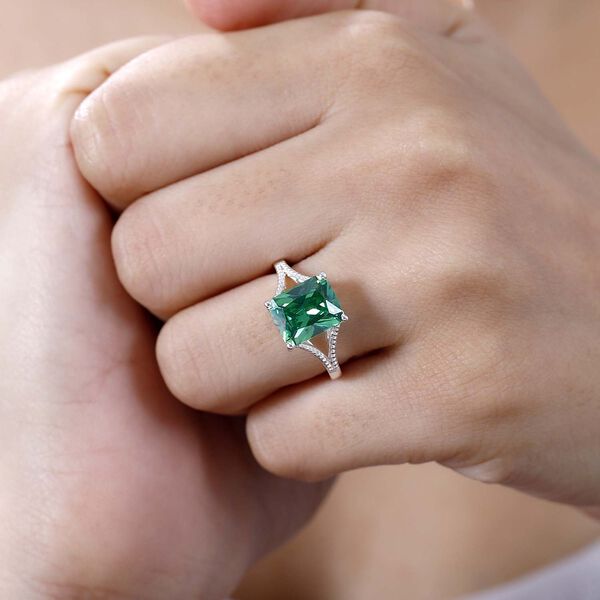 Gr&uuml;ner Zirkonia-Ring image number 2