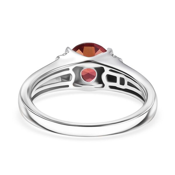 D'Joy 2er-Set Labor Padparadscha Saphir und Zirkon zweifarbiges Schmuckset - 4,94 ct. image number 6