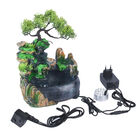 Zimmerbrunnen mit LED-Licht und Nebel, Größe 20x15x28 cm, Natur image number 4