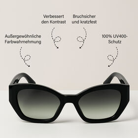 Sole und Luce - Swiss Eyewear - Ultra-polarisierte Sonnenbrille UV400, Schwarz