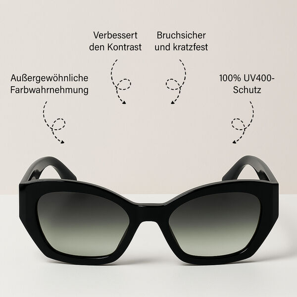 Sole und Luce - Swiss Eyewear - Ultra-polarisierte Sonnenbrille UV400, Schwarz image number 2