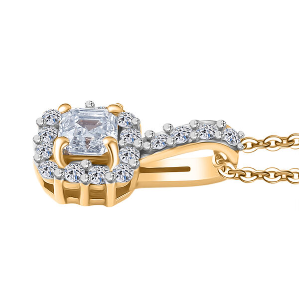 LUXURIANT DIAMOND - Lab Grown Diamant SI-GH Schmuckset ca. 45 cm 925 Silber 750 Gelbgold Vermeil ca. 0.40 ct image number 4