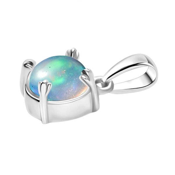 4er Set - AA Natürlicher, äthiopischer Welo Opal Ring (Größe 17.00), Anhänger mit Kette (ca. 50cm), und Ohrringe ca. 2.24 ct image number 7