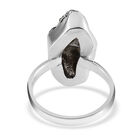 Handgearbeiteter Meteorit-Ring, 925 Silber  ca. 21,30 ct image number 5