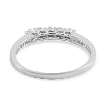 LUSTRO STELLA - Wei&szlig;er Zirkonia-Ring, 925 Silber rhodiniert - 1,35 ct.