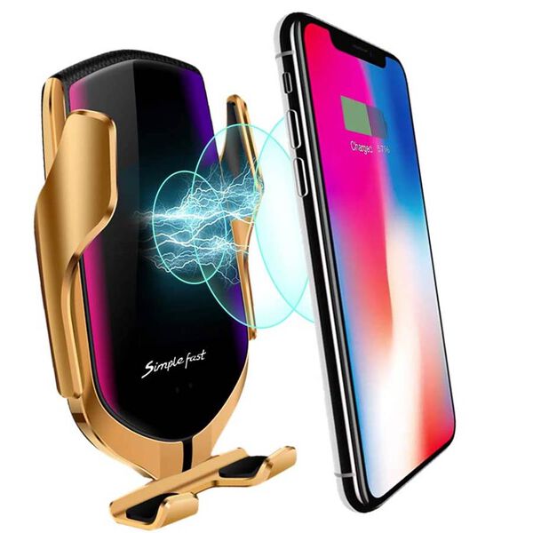 Handyhalterung kabelloses Ladegerät, Gold image number 5