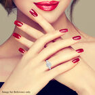 Diamant Cluster Ring 925 Silber Platin-Überzug image number 2