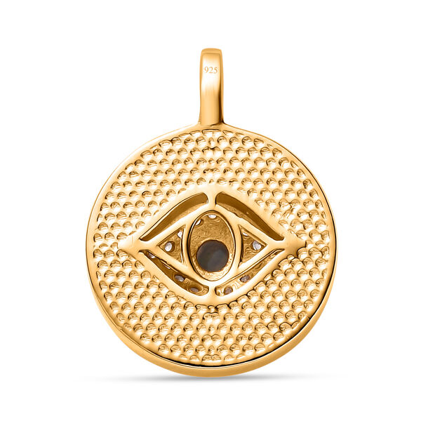 Magic &auml;thiopischer Opal und Zirkon-Anh&auml;nger image number 7