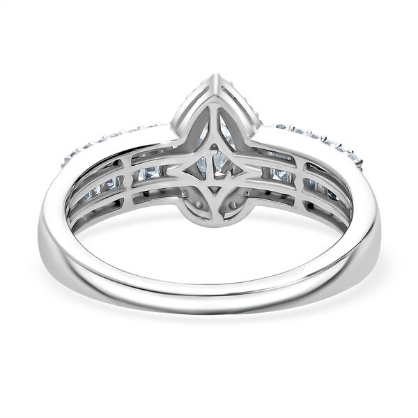 LUXURIANT DIAMOND - Lab Grown Diamant VS-EF IGI zertifiziert Ring 925 Silber rhodiniert (Gr&ouml;&szlig;e 20.00) ca. 1.00 ct image number 5