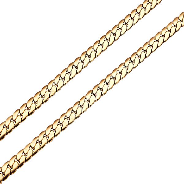 Panzerkette, ca. 45 cm, 316L Edelstahl Goldfarben ca. 25,50g image number 4