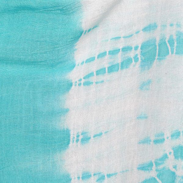 Einzigartiger Tie Dye Kimono, Einheitsgr&ouml;&szlig;e, Hellblau image number 5