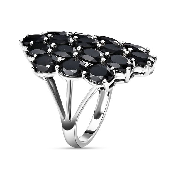 Schwarzer Spinell-Ring - 7.35 Ct. image number 5