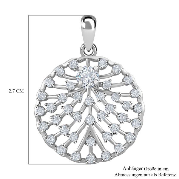 Moissanit Anhänger - 1,02 ct. image number 5