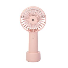 2-in-1 Nebelspray-Ventilator, Rosa