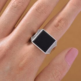 D'Joy Shungit und Topas Ring - 25,32 ct.