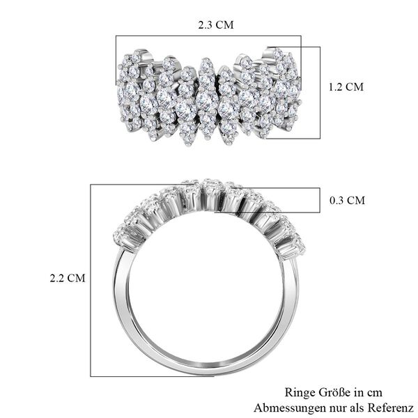 Moissanit Ring, ca. 1,61 ct image number 7