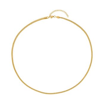 Spigakette, ca. 50 cm, 316L Edelstahl IP-Gelbbeschichtung ca. 9,00g