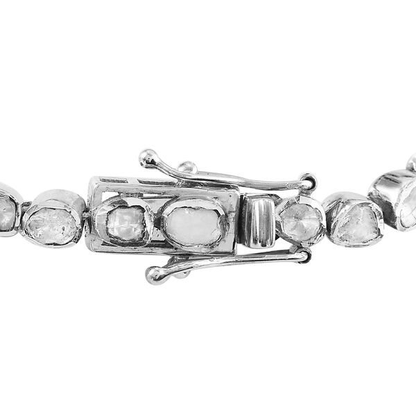 Handgefertigtes Polki-Diamant-Armband, 18,5cm - 2 ct. image number 4