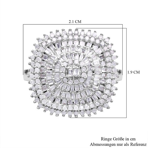 Cluster Diamant Ring - 1 ct. image number 5