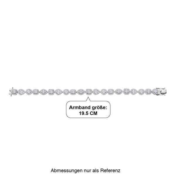 D'Joy Moissanit 19cm Armband - 3,73 ct. image number 4