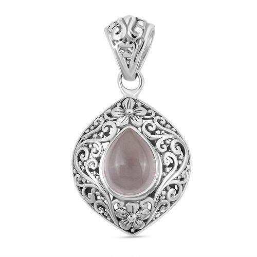 Royal Bali - Rosenquarz-Anhänger, 925 Silber ca. 2.90 ct image number 0