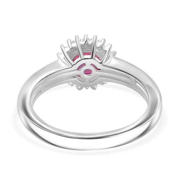 AA Afrikanischer Rubin und Moissanit Ring - 1,90 ct. image number 6