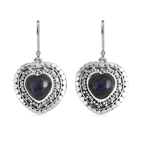 D'Joy Royal Bali Labradorit Ohrringe 925 Silber ca. 3.97 ct